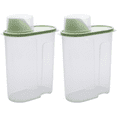 thumbnail image 1 of contenedores herméticos de almacenamiento de alimentos secos, taza medidora de cocina y despensa de plástico transparente Ormromra CPB-DE-WX419-4, 1 of 6