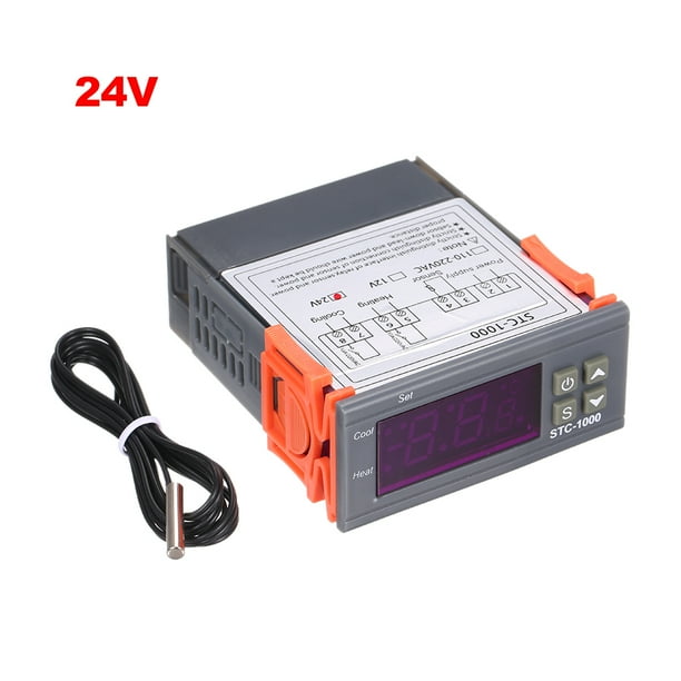 Controlador de temperatura digital leyfeng STC-1000 Calentamiento Refrigeración