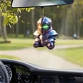 thumbnail image 4 of BNNG Funny Car Hanging Ornament Dog, Car Pendant Mirror Accessories for Car Interior Ornaments,Gardening Hanging Car Rearview Mirror Pendant Ornament Swinging Car Ornament, 4 of 4