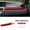 For LHD Red Carbon, variant on Real Soft Carbon Fiber For Lexus GS250 GS350 GS200t GS450h GS F 2012-2019 LHD RHD Car Co-pilot of Center Console Panel Sticker.