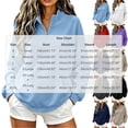 thumbnail image 3 of yardsong Women's Quarter Zip Sweatshirts Stand Collar Fleece Pullover Oversized Half Zip Tops with Pocket Long Sleeve Sweat Shirt Black,XL, 3 of 9