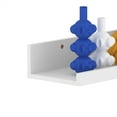 thumbnail image 6 of 5-Pack 36 Inch White Floating Wall Shelves with Picture Ledge, 6 of 6