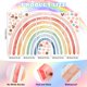 thumbnail image 2 of Adhesivo de pared CODOHI Watercolor Rainbow con cita inspiradora, 2 of 7