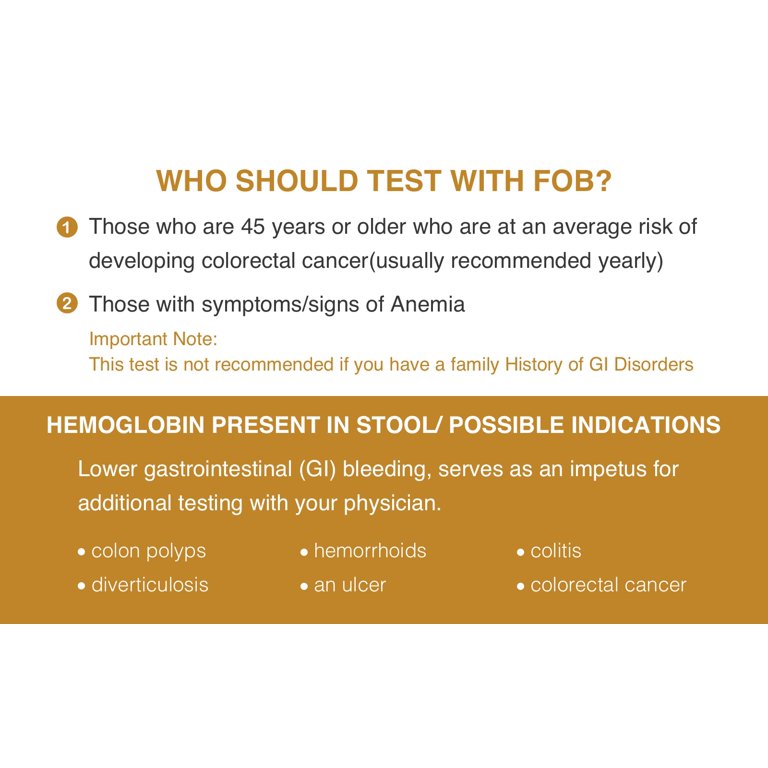 Stool Occult Developer Develop Fecal Occult Blood