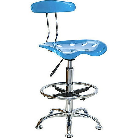 Swivel Adjustable Drafting Stools - Adjustable Height Drafting Stool with Tractor Seat, Multiple Colors