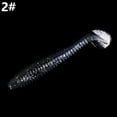 thumbnail image 6 of NEWCE wholesale bulk threaded T-tail Luya two-color Soft Bait soft worm lead hook T-tail maggot perch Mandarin fish fake bait, 6 of 6