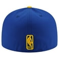 thumbnail image 4 of Men's New Era Royal/Gold Golden State Warriors 2-Tone 59FIFTY Fitted Hat, 4 of 6