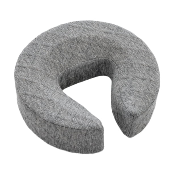Almohada boca abajo, ergonómica, portátil, cómoda para dormir boca abajo. Gris