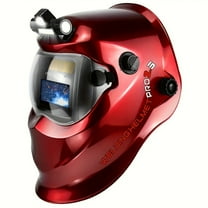 DEXIMRO Auto Darkening Welding Helmet with Light Solar Powered True Color Welding Hood 2 Arc Sensor Wide Shade 9-13 Welding Mask with Extra Grinding Mode Weld Helmet