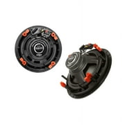 Earthquake Sound 5-Pairs R800 8 In Ceiling Speakers w/ Magnetic Paintable Grill
