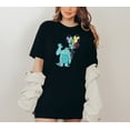 thumbnail image 2 of Moonlight Apparel Monsters Inc Inspired Sulley Multi-Color T-Shirt Women’s Pixar Graphic Tee with Balloons Comfort Colors Cotton Shirt for Disney Park Outfits & Gifts, 2 of 5