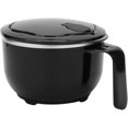 thumbnail image 1 of Microwavable Food Bowl, Ramen Bowl With Handle Stainless Steel Ensures Durability And Rust Resistance, Ergonomic Design For Office Workers Students Travelers (1200 ML), 1 of 7