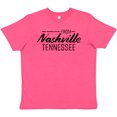 thumbnail image 3 of Inktastic From Nashville, Tennessee- State Capital Distressed Text Youth T-Shirt, 3 of 5