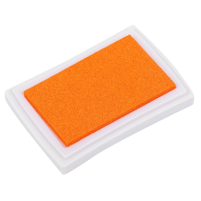 Estampado De Bricolaje Manualidades De Tinta Almohadilla Tarjeta Haciendo Scrapbooking Decoración 15 Colores - Naranja y amarillo Sunnimix Cojín de tinta