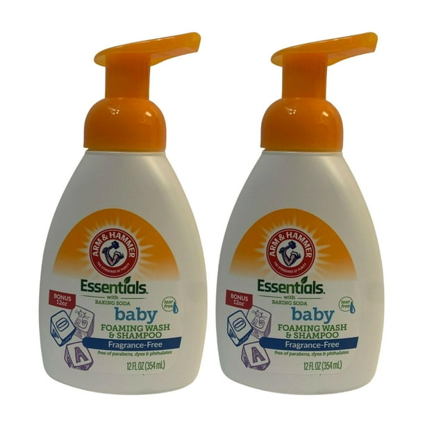 Arm and Hammer Essentials With Baking soda Baby Foaming Wash/Shampoo 12