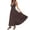 Brown, variant on Tqcoqu Womens Deep V-Neck Polka Dot Print Halter Boho Long Maxi Dresses,Black Women's S-XXL