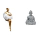 thumbnail image 1 of Figura artística abstracta de Buda mono, escultura en miniatura de resina y arenisca, ideal para la meditación. Perfecta para decorar la sala de estar, 1 of 8