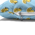 thumbnail image 4 of Yellow Bird Pet Bed, Simplistic Pattern with Rubber Toy Duck Drawing, Chew Resistant Pad for Dogs and Cats Cushion with Removable Cover, 24" x 39", Pale Sky Blue Mustard, by Ambesonne, 4 of 4