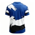 thumbnail image 5 of 2026 Soccer Cup Crew Neck Short Sleeve T-Shirt for Men, Scottish Plaid Lion Graphic Tee - British Heritage Print Casual Summer Top for Daily Wear & Party Dark Blue L, 5 of 5