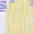 thumbnail image 4 of Sequin Table Runner under $5! CQCYD Iridescent Glitter Fabric Table Runner Garland for Birthday Wedding Party Decorations Long Shiny Decorative Accent, 4 of 6
