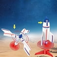 thumbnail image 4 of Rocket Launcher Toys High Flying Rocket Launcher para niños Cohetes de espuma para niños Rojo Hugo  Lanzacohetes, 4 of 8