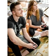 Ematic Nintendo Switch Wired Controller ، أسود + أحمر - NSWC012W