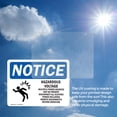 thumbnail image 5 of (2 Pack) Hazardous Voltage Multiple Power Sign, 5 of 6