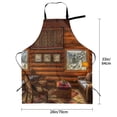 thumbnail image 5 of Picia Log Cabin Inside Waterproof Apron for Unisex Adult - Adjustable Bib Apron with Pockets, Ideal for Cooking, Gardening, Painting, and Household Chores, 5 of 9