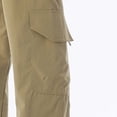 thumbnail image 6 of Qgtaibl Mens Baggy Khaki Pants Drawstring Elastic Waist Wide Leg Pant Streetwear Trendy Cargo Pockets Outdoor Hiking Pant XXL, 6 of 6