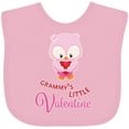 thumbnail image 3 of Inktastic Grammy's Little Valentine Boys or Girls Baby Bib, 3 of 4