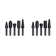 thumbnail image 2 of Kenally 5 uds., limas rotativas para manualidades, vástago de 1/4 de alta calidad, escofina rotativa, brocas de madera, herramienta manual para pulir negro 53-61 mm 2piezas Kenally CBP061468, 2 of 6