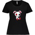 thumbnail image 3 of Inktastic Goth Bunny Women's Plus Size T-Shirt, 3 of 5