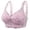 Hot Pink, variant on Women's Front Closure Wireless Bra, Thin Padded Push Up Bralette with Side Support for Everyday Wear c1-Beige E