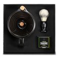 thumbnail image 1 of Savanna Shaving Scuttle Mug Kit - Tazón de afeitar con jabón de afeitar Brocha de afeitar Taza de afeitar de porcelana Mantiene la espuma caliente Espuma cremosa Afeitado caliente en casa Cerámica hec, 1 of 5
