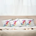 thumbnail image 7 of Ambesonne Rainbow Throw Pillow Cover 4 Pack, Goalkeeper Catches Ball, 20", Multicolor, 7 of 7
