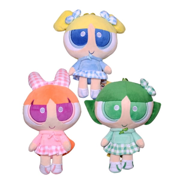 Peluche Powerpuff Girls Blossoms, 25 cm, 360 g, 3 unidades