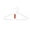 White, variant on 6PC Foldable Hanger - Foldable Coat Laundry Hangers, Portable Folding Clothes Hanger for Travel, Folding Hangers Space Saving