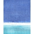 thumbnail image 2 of Tice, Carollynn  15x18 Gold Ornate Wood Framed with Double Matting Museum Art Print Titled - Blue Fields Abstract, 2 of 4