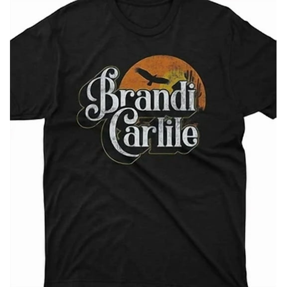 RARE SALE vtg Brandi Carlile black T-shirt Short sleeve S to 5Xl