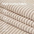thumbnail image 6 of BYBYME 104"Oversized L-Shaped Sectional Sofa Cloud Boneless Modular Couch,Upholstered Sofa with Convertible Left/Right Ottoman for Living Room Bedroom,No Assembly,Beige, 6 of 10