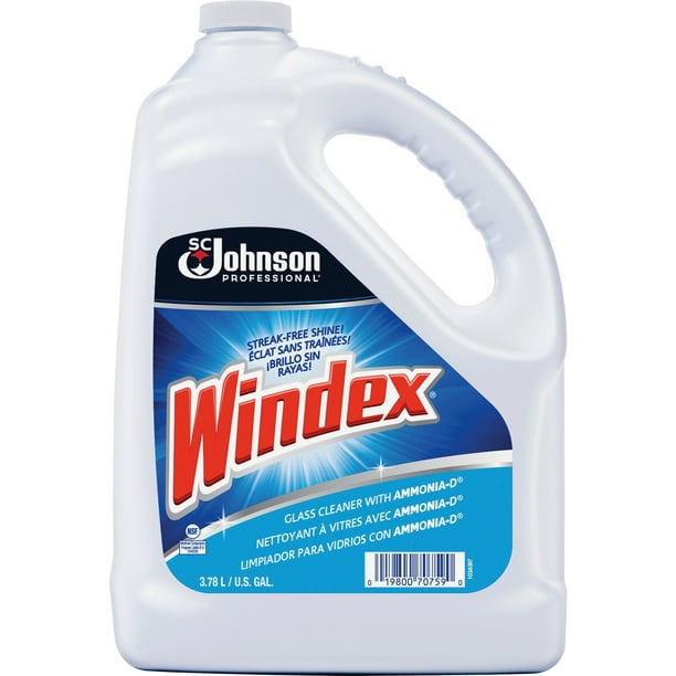 Windex Powerized Formula Glass Surface Cleaner, 128 Oz