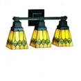 thumbnail image 2 of Meyda Home Indoor Living Room Decorative 20""W Martini Mission 3 Lt Vanity Light, 2 of 2