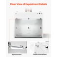 thumbnail image 5 of VEVOR Ducted Fume Hood, 19.69 x 41.54 x 27.56 inch Working Area, Lab Fume Hood with LED Light and G1 Pre-Filter, Exhaust Equipment for Laboratory Fume Control and Pharmaceutical Compounding, White, 5 of 9