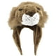 thumbnail image 1 of Sombrero de fiesta para disfrazarse, estilo león, de peluche, con adorno para sombrero de fiesta., 1 of 7