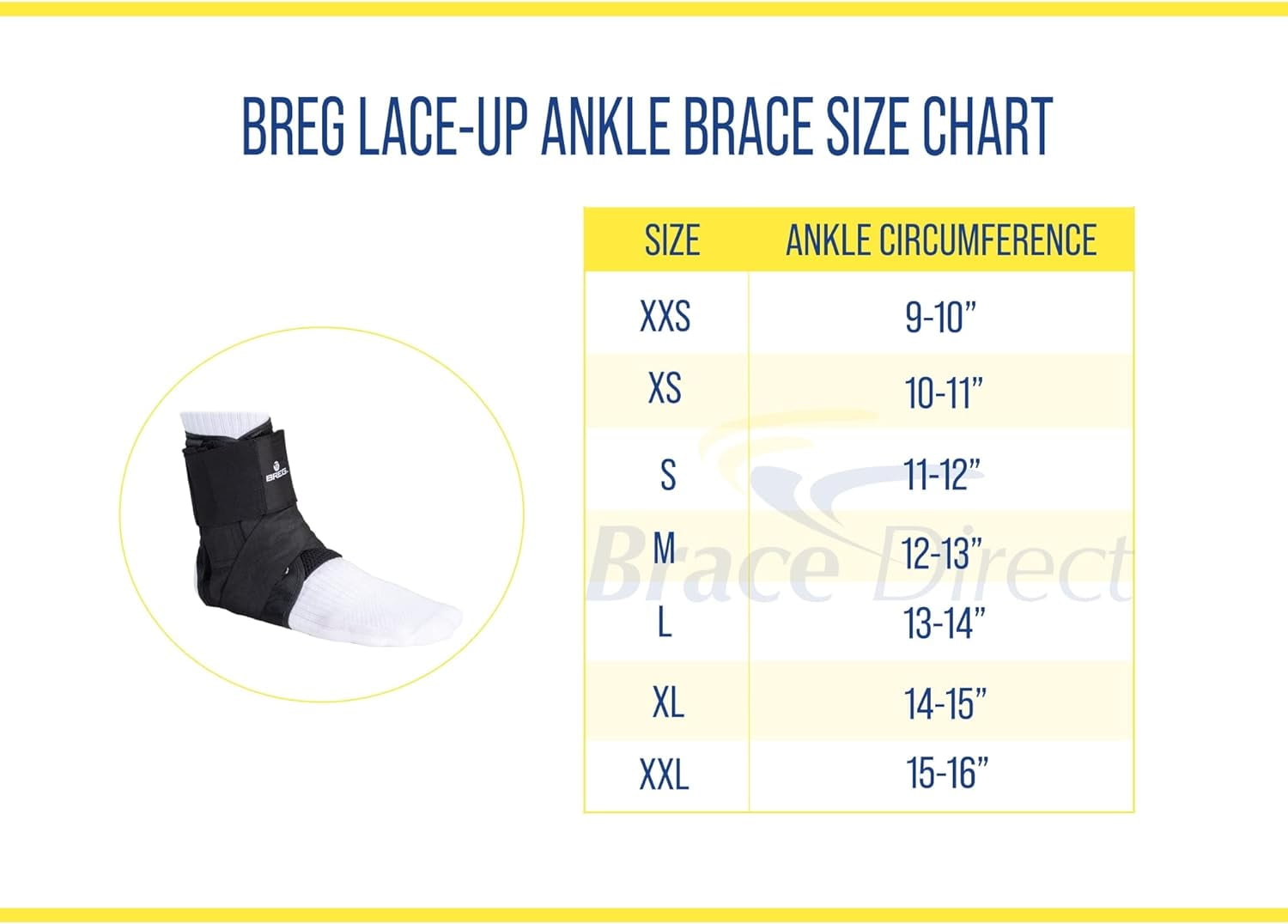 Breg Lace-Up Ankle Brace