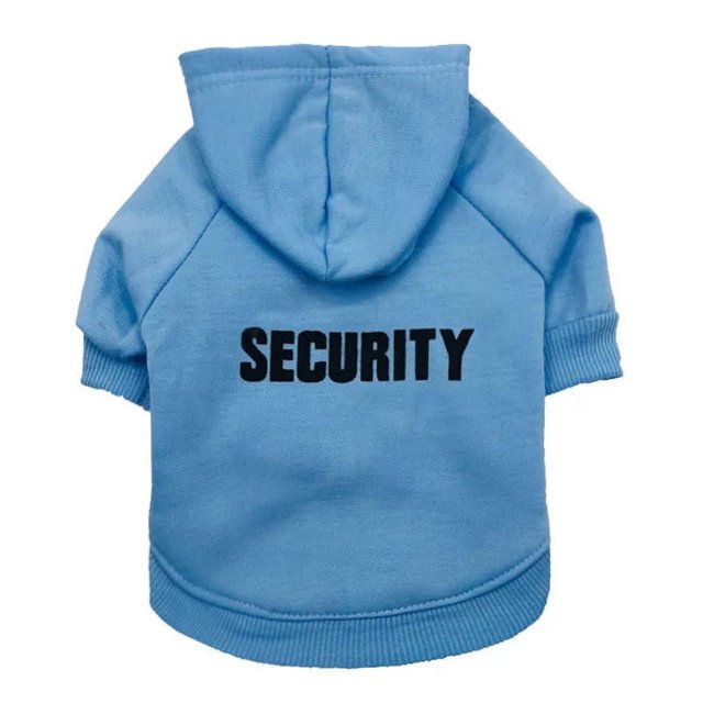 Security Cat Clothes Pet Cat Coats Jacket Hoodies For Cats Outfit Warm Pet Clothing Rabbit Animals Pet Costume For Small Dogs ShopWise Round