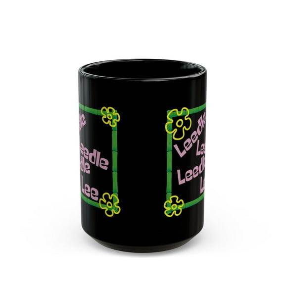 Leedle Leedle Leedle Lee Ceramic Black Mug (11oz, 15oz)