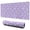 Purple Cartoon Unicorn-3, variant on Long Mouse Pads for Desk,Purple Cartoon Unicorn Rainbow Cloud Desk Mats on Top Of Desks, Desk Mouse Pad Extra Large with 3mm Non-Slip Base and Stitched Edge for Gaming,Work,Home 31.5"x11.8"