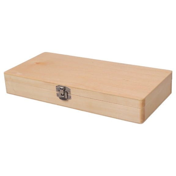 50PCS Lab Prepared Slides Set, Biological Specimens in Wood Case with Secure Metal Clasp for Microscopic Study