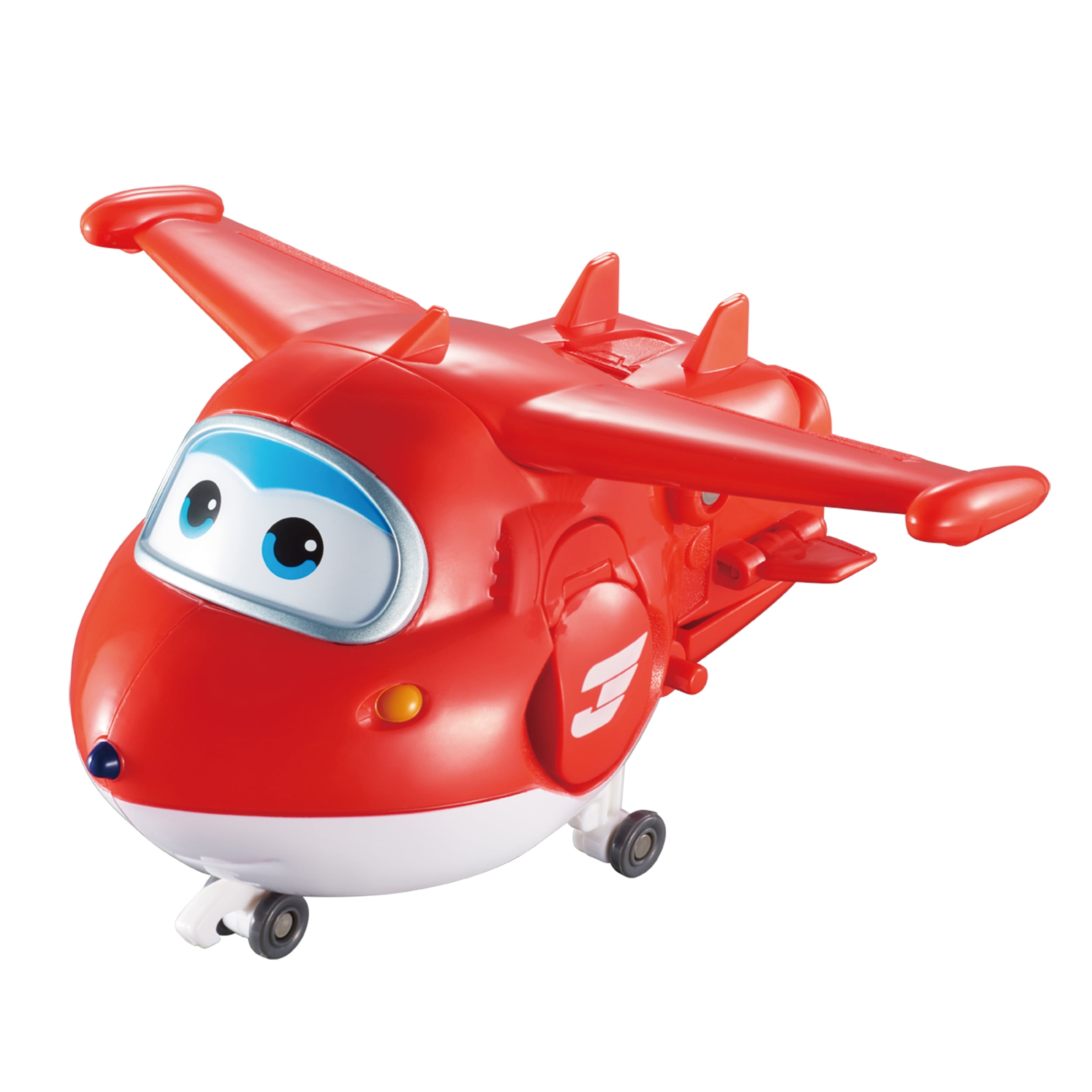 3-in-1 SUPER WINGS Transformable Airplane To Robot To Egg Kid Toys Collection 
